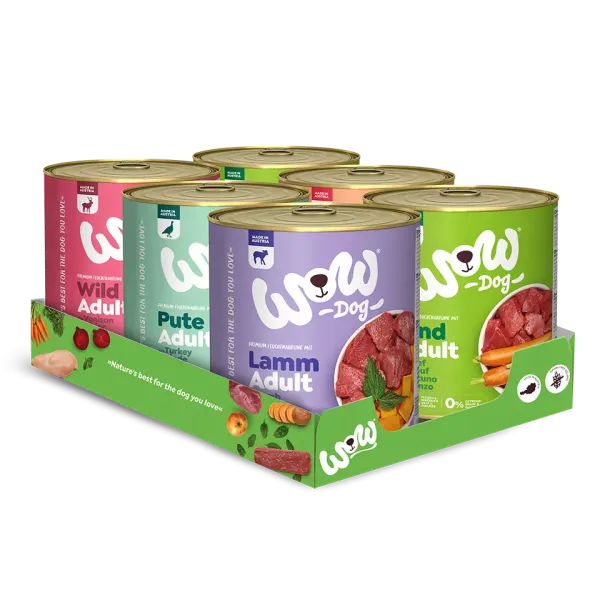 Wow Dog Adult Multipack 6x800g Dosen